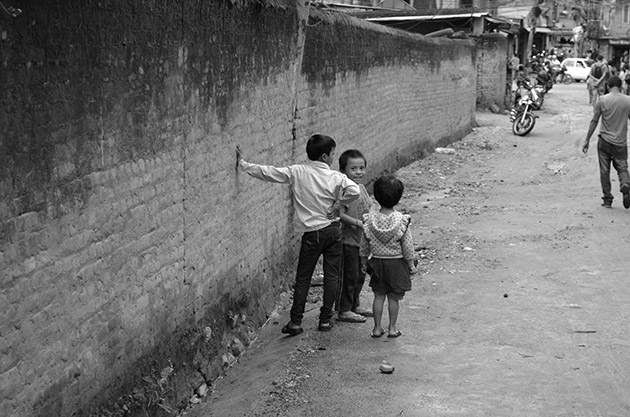 Niños. Katmandú, 2016. Fuente: www.ritapouso.com